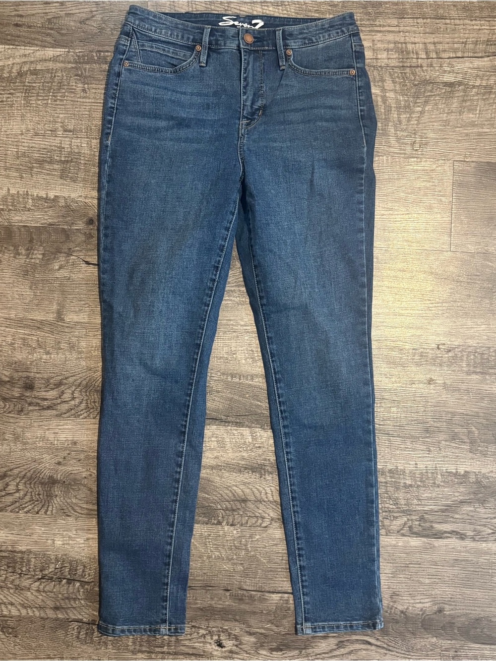 Seven7 Jeans Women’s 6 Blue Skinny Denim